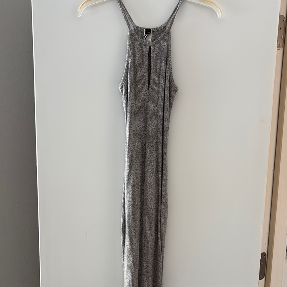 Gray Sleeveless Women's Dress